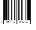 Barcode Image for UPC code 0311917036342