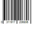 Barcode Image for UPC code 0311917206806