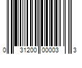 Barcode Image for UPC code 031200000033