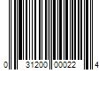 Barcode Image for UPC code 031200000224