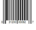 Barcode Image for UPC code 031200000927