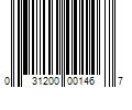 Barcode Image for UPC code 031200001467