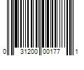 Barcode Image for UPC code 031200001771