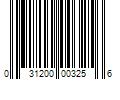 Barcode Image for UPC code 031200003256