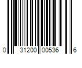 Barcode Image for UPC code 031200005366