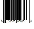 Barcode Image for UPC code 031200006158