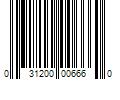 Barcode Image for UPC code 031200006660