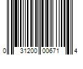 Barcode Image for UPC code 031200006714