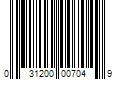 Barcode Image for UPC code 031200007049