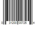 Barcode Image for UPC code 031200007254