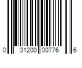 Barcode Image for UPC code 031200007766