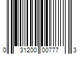 Barcode Image for UPC code 031200007773