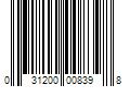 Barcode Image for UPC code 031200008398