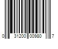 Barcode Image for UPC code 031200009807