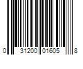 Barcode Image for UPC code 031200016058