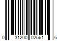 Barcode Image for UPC code 031200025616