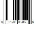 Barcode Image for UPC code 031200034458