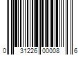 Barcode Image for UPC code 031226000086