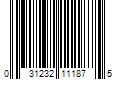 Barcode Image for UPC code 031232111875