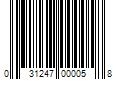 Barcode Image for UPC code 031247000058