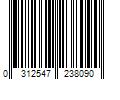 Barcode Image for UPC code 0312547238090