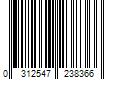 Barcode Image for UPC code 0312547238366