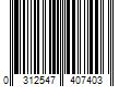 Barcode Image for UPC code 0312547407403