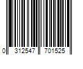 Barcode Image for UPC code 0312547701525