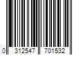 Barcode Image for UPC code 0312547701532