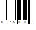 Barcode Image for UPC code 031259004204