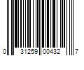 Barcode Image for UPC code 031259004327