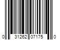 Barcode Image for UPC code 031262071750