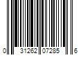 Barcode Image for UPC code 031262072856