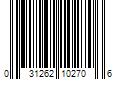 Barcode Image for UPC code 031262102706