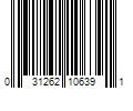 Barcode Image for UPC code 031262106391