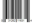 Barcode Image for UPC code 031262116314