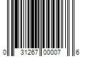 Barcode Image for UPC code 031267000076