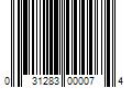 Barcode Image for UPC code 031283000074