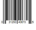 Barcode Image for UPC code 031293406705