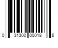 Barcode Image for UPC code 031300000186