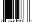 Barcode Image for UPC code 031324046474