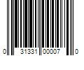 Barcode Image for UPC code 031331000070