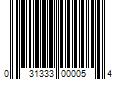 Barcode Image for UPC code 031333000054