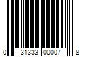 Barcode Image for UPC code 031333000078