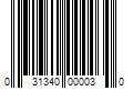 Barcode Image for UPC code 031340000030