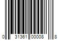 Barcode Image for UPC code 031361000088