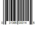 Barcode Image for UPC code 031365000145