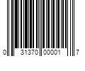 Barcode Image for UPC code 031370000017