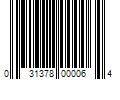 Barcode Image for UPC code 031378000064