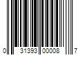 Barcode Image for UPC code 031393000087